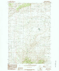 Fergus 1985 topographic map thumbnail