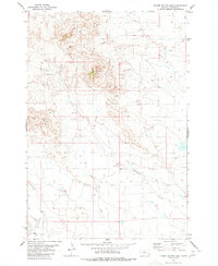 Finger Buttes East 1980 topographic map thumbnail