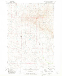 Finger Buttes West 1980 topographic map thumbnail