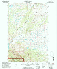 Fish Lake 1995 topographic map thumbnail
