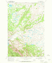 Fish Lake 1968 topographic map thumbnail