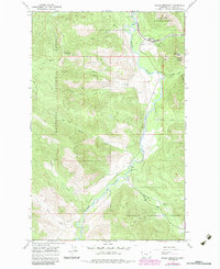 Fisher Mountain 1966 topographic map thumbnail