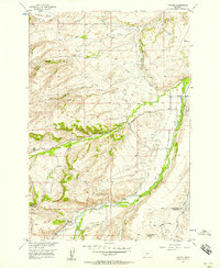 Fishtail 1956 topographic map thumbnail