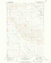 Flat Bottom Coulee NE 1969 topographic map thumbnail