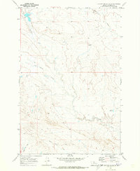 Flat Bottom Coulee SE 1969 topographic map thumbnail