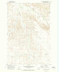 Flat Top Butte NE 1969 topographic map thumbnail
