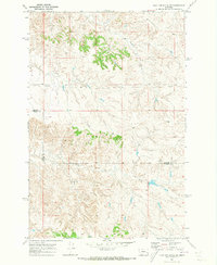 Flat Top Butte SW 1969 topographic map thumbnail