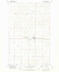 Flaxville 1973 topographic map thumbnail