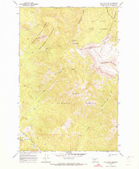 Flint Mountain 1970 topographic map thumbnail