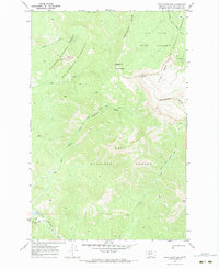 Flint Mountain 1970 topographic map thumbnail