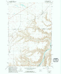 Floweree 1965 topographic map thumbnail