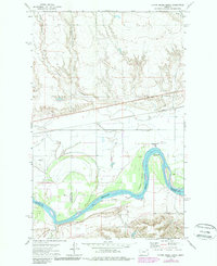 Flynn Creek South 1972 topographic map thumbnail