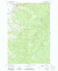 Foolhen Mountain 1962 topographic map thumbnail