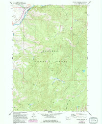 Foolhen Mountain 1962 topographic map thumbnail