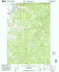 Foolhen Mountain 1997 topographic map thumbnail
