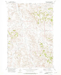 Forks Ranch 1972 topographic map thumbnail