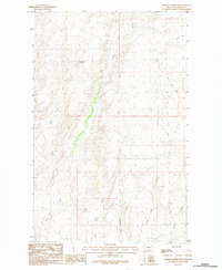 Forsman Reservoir 1984 topographic map thumbnail