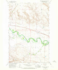 Fort Belknap Siding 1964 topographic map thumbnail