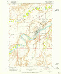 Fort Benton 1954 topographic map thumbnail