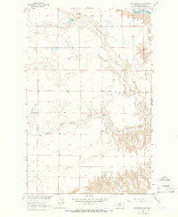 Fort Benton NW 1964 topographic map thumbnail
