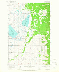Fort Connah 1964 topographic map thumbnail