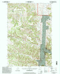 Fort Howes 1995 topographic map thumbnail