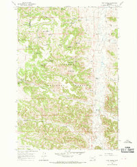 Fort Howes 1966 topographic map thumbnail