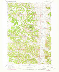 Fort Howes 1966 topographic map thumbnail