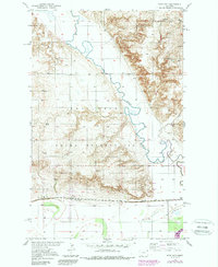 Fort Kipp 1948 topographic map thumbnail