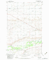 Fort Shaw 1983 topographic map thumbnail