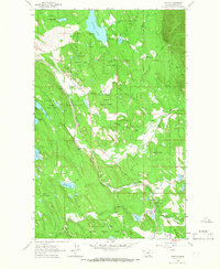 Fortine 1963 topographic map thumbnail