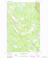 Fortine 1963 topographic map thumbnail