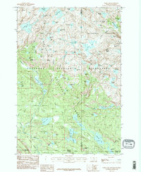 Fossil Lake 1986 topographic map thumbnail