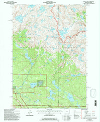 Fossil Lake 1991 topographic map thumbnail