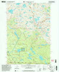 Fossil Lake 2000 topographic map thumbnail