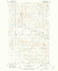 Four Buttes 1973 topographic map thumbnail
