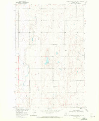 Fourteenmile Coulee NW 1969 topographic map thumbnail