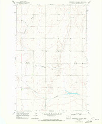 Fourteenmile Coulee SE 1969 topographic map thumbnail