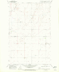 Fourteenmile Coulee SW 1969 topographic map thumbnail