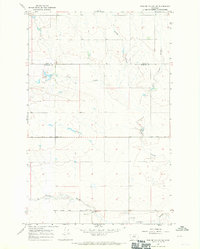 Fowler Coulee NE 1967 topographic map thumbnail