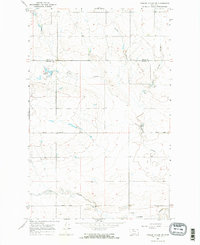 Fowler Coulee NE 1967 topographic map thumbnail