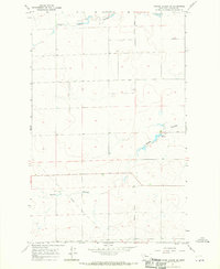 Fowler Coulee SW 1967 topographic map thumbnail