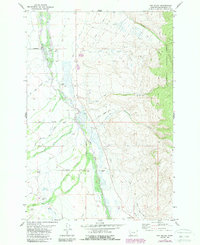 Fox Gulch 1978 topographic map thumbnail