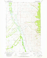 Fox Gulch 1978 topographic map thumbnail