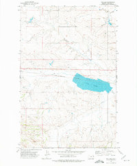 Fox Lake 1972 topographic map thumbnail