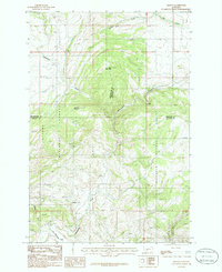 Francis 1986 topographic map thumbnail