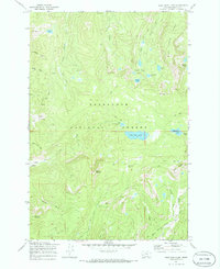 Fred Burr Lake 1971 topographic map thumbnail