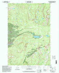 Fred Burr Lake 1996 topographic map thumbnail