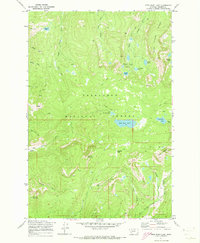 Fred Burr Lake 1971 topographic map thumbnail
