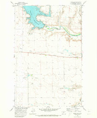 Fresno Dam 1970 topographic map thumbnail
